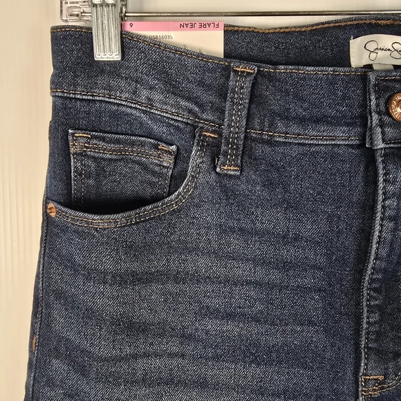 NWT Jessica Simpson Women's High Rise Flare Jeans Size 6 Med Wash Stretch Casual - Picture 5 of 15